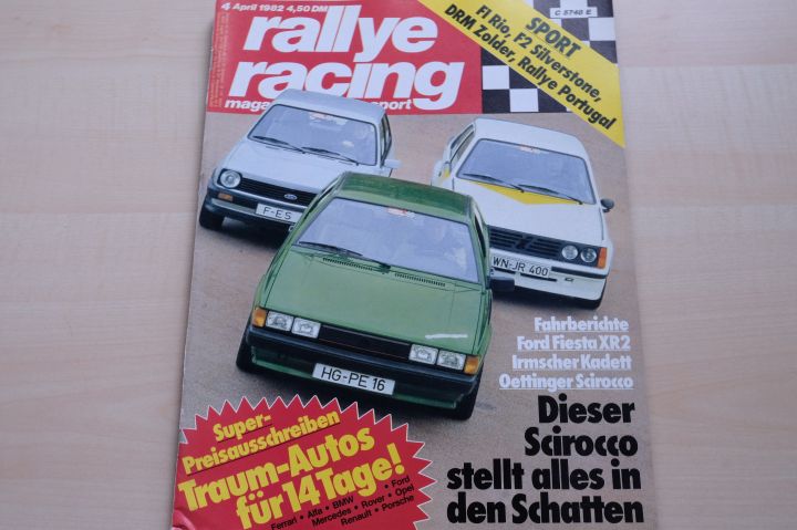 Deckblatt Rallye Racing (04/1982)